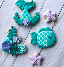 Load image into Gallery viewer, Mermaid theme Cookies