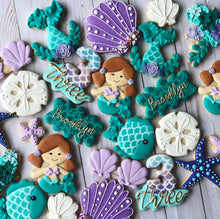 Load image into Gallery viewer, Mermaid theme Cookies