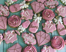 Load image into Gallery viewer, Quinceañera Theme Cookies (15th)