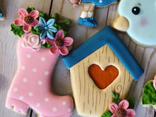 Load image into Gallery viewer, One year old birthday garden Theme Cookies