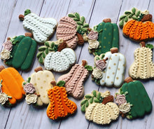 Load image into Gallery viewer, Pumpkin Fall Baby shower cookies