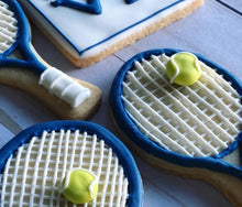 Load image into Gallery viewer, Tennis theme cookies