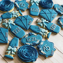 Load image into Gallery viewer, Quinceañera Theme Cookies (15th)