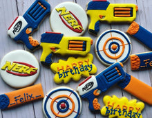 Load image into Gallery viewer, Nerf gun Cookies