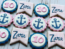 Load image into Gallery viewer, Nautical theme Cookies