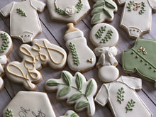 Load image into Gallery viewer, Natural Baby shower cookies