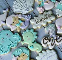 Load image into Gallery viewer, Mermaid theme Cookies