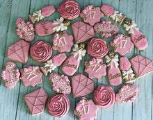 Load image into Gallery viewer, Quinceañera Theme Cookies (15th)