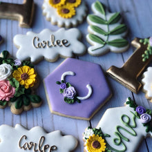 Load image into Gallery viewer, One year old sunflowers birthday Theme Cookies