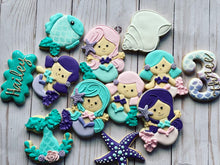 Load image into Gallery viewer, Mermaid theme Cookies