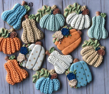 Load image into Gallery viewer, Pumpkin theme Cookies