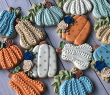 Load image into Gallery viewer, Pumpkin theme Cookies