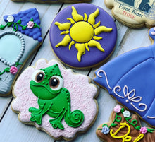 Load image into Gallery viewer, Rapunzel Princess Cookies