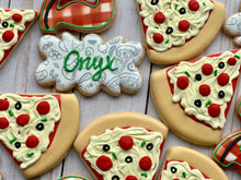Load image into Gallery viewer, Pizza Party Theme Cookies