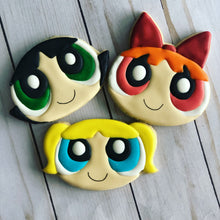 Load image into Gallery viewer, Power puff girl Theme Cookies