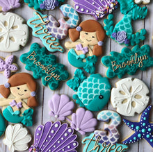 Load image into Gallery viewer, Mermaid theme Cookies