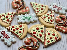Load image into Gallery viewer, Pizza Party Theme Cookies