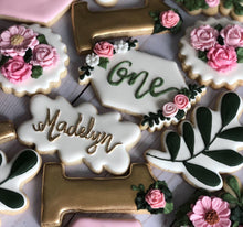 Load image into Gallery viewer, One year old Theme Cookies
