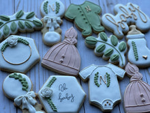 Load image into Gallery viewer, Natural Baby shower cookies