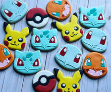 Load image into Gallery viewer, Pokemon theme Cookies