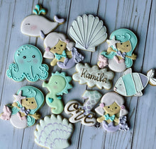 Load image into Gallery viewer, Mermaid theme Cookies