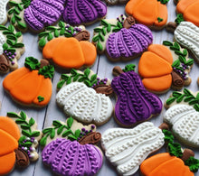 Load image into Gallery viewer, Pumpkin theme Cookies