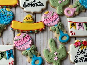 Mexican Baby shower cookies