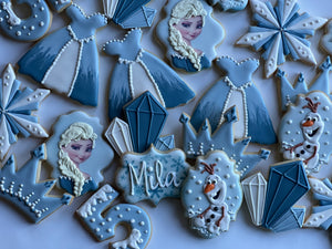 Frozen Princess Cookies