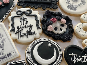 Gothic Halloween Sugar  Cookies