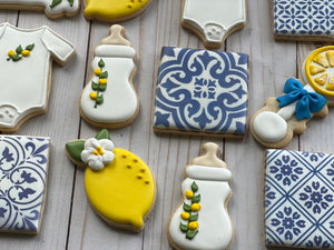 Baby lemon theme Cookies