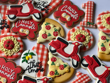 Load image into Gallery viewer, Italian Pizza Party Theme Cookies
