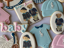 Load image into Gallery viewer, Baby Polo Bear theme cookies