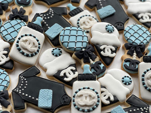 Chanel Baby shower cookies