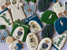 Load image into Gallery viewer, Baby Polo Bear theme cookies