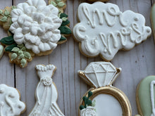 Load image into Gallery viewer, Wedding Theme cookies