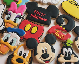 Mickey and friends theme cookies