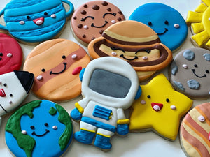 Space Planets theme Cookies