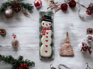 7.75” tall Snowman Christmas Cookie