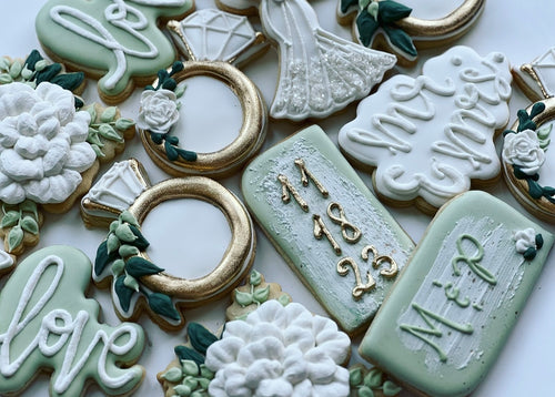 Wedding Theme cookies