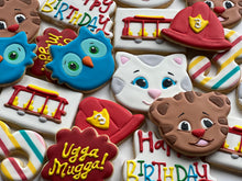 Load image into Gallery viewer, Daniel tiger’s neighborhood theme Cookies