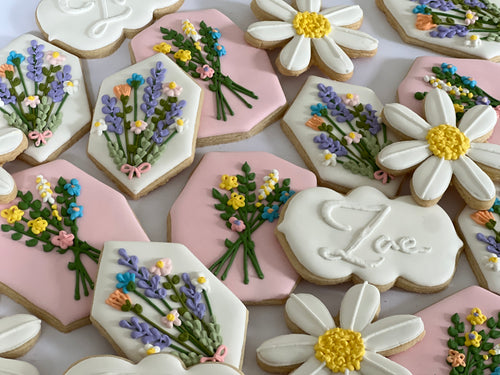 Flowers theme Cookies