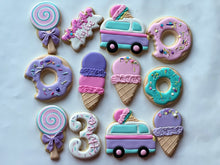 Load image into Gallery viewer, Ice cream Summer theme Cookies