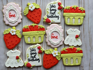 Strawberry theme Cookies