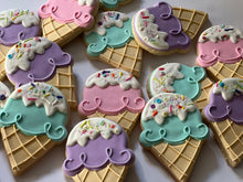 Load image into Gallery viewer, Ice cream cone Summer theme Cookies
