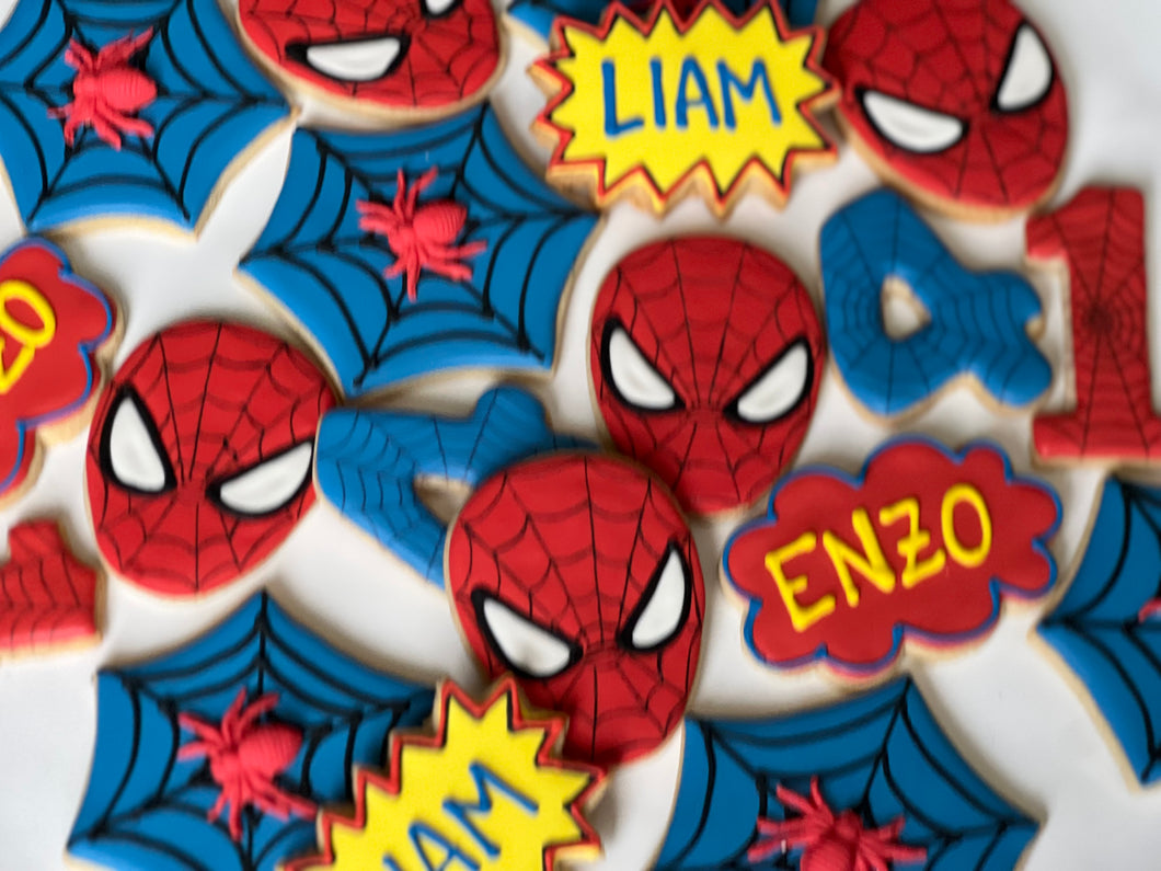 Spiderman Cookies