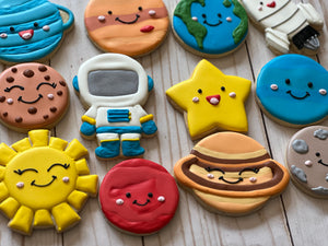 Space Planets theme Cookies