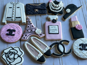 Chanel theme cookies