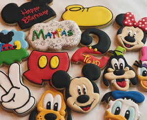 Mickey and friends theme cookies