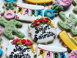 Mexican Baby shower cookies