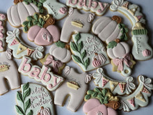 Load image into Gallery viewer, (Pumpkin Fall Baby shower cookies